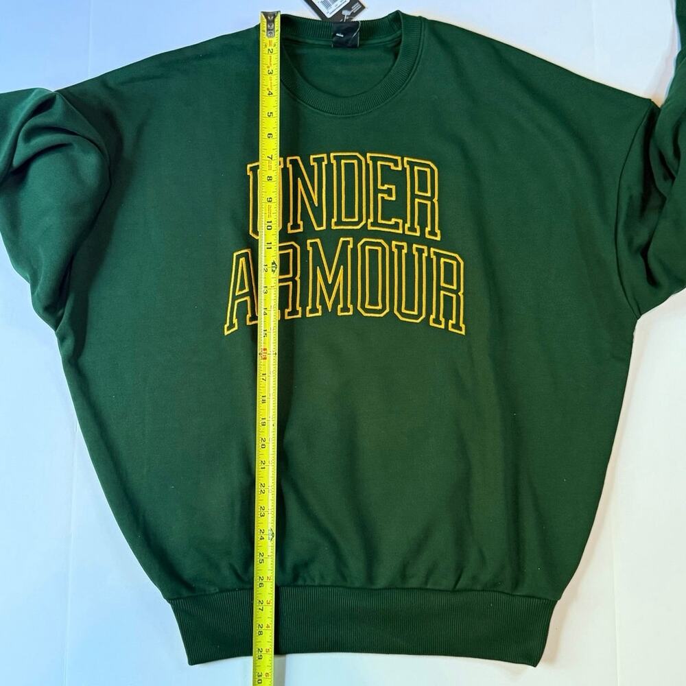 Under Amour Icon Heavyweight Terry Men's Oversized Crew sz/MEDIUM NEW WITH TAGS - Picture 7 of 7